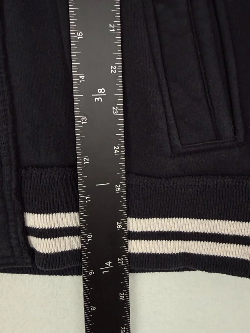 Abercrombie & Fitch Varsity Navy Blue Bomber Jacket Y2K Mens Small Snap Front